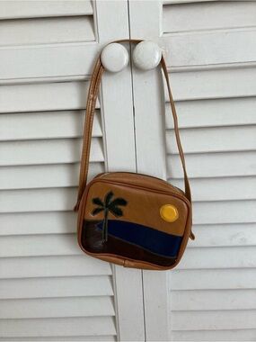 Palm Tree vintage mini bag